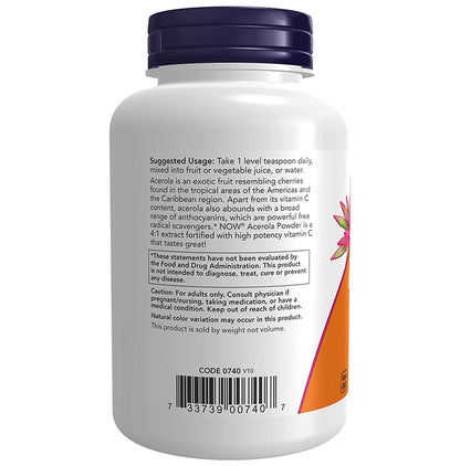 Now Foods Acerola 4:1 Extract Powder