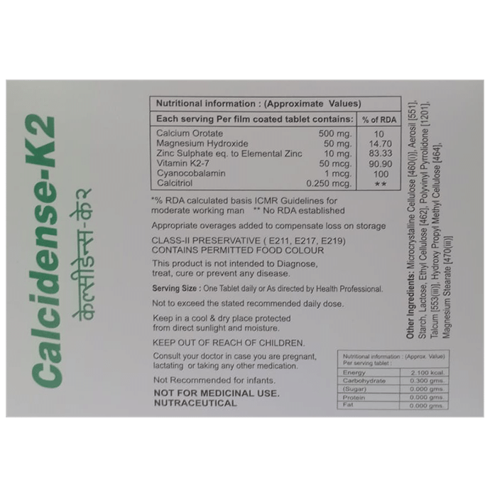 Calcidense-K2 Tablet