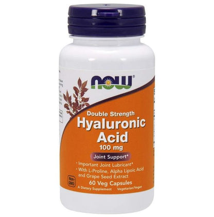 Now Foods Hyaluronic Acid 100mg Capsule - Classic Derma