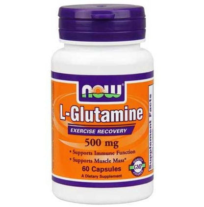 Now Foods L-Glutamine 500mg Capsule - Classic Derma