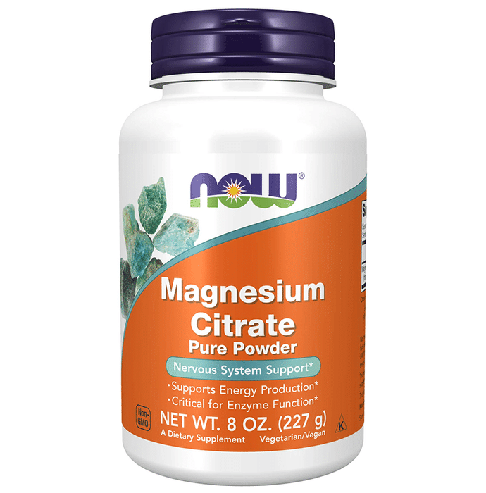Now Foods Magnesium Citrate Pure Powder - Classic Derma
