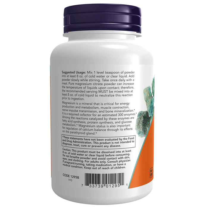 Now Foods Magnesium Citrate Pure Powder