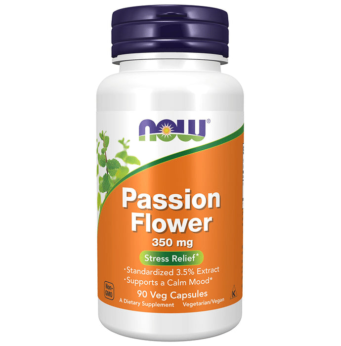 Now Foods Passion Flower Extract Veg Capsule - Classic Derma