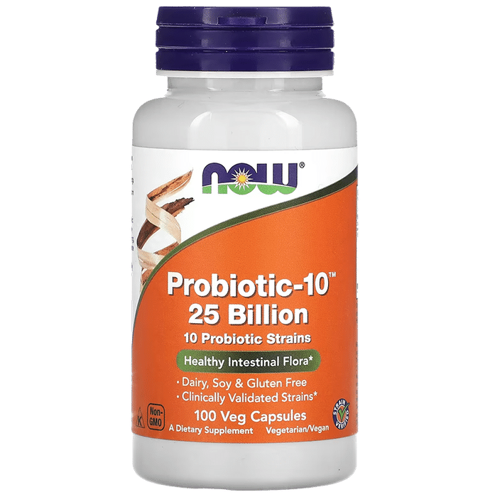 Now Foods Probiotic-10, 25 Billion Veg Capsule - Classic Derma