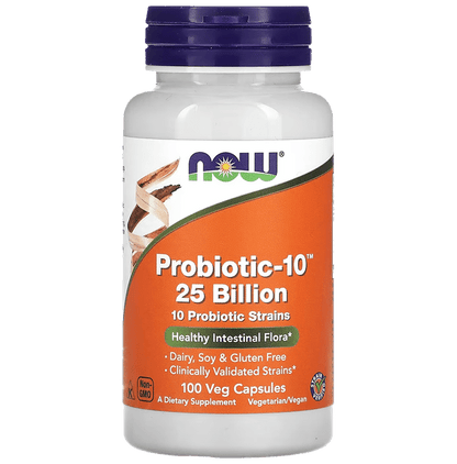 Now Foods Probiotic-10, 25 Billion Veg Capsule - Classic Derma
