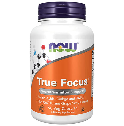 Now Foods True Focus Veg Capsule - Classic Derma