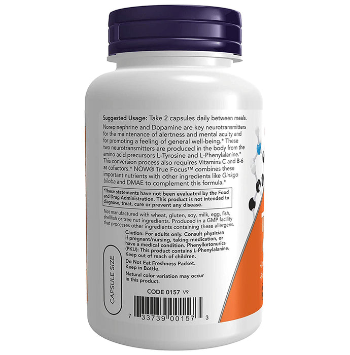 Now Foods True Focus Veg Capsule