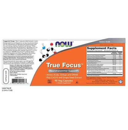 Now True Focus Veg Capsules