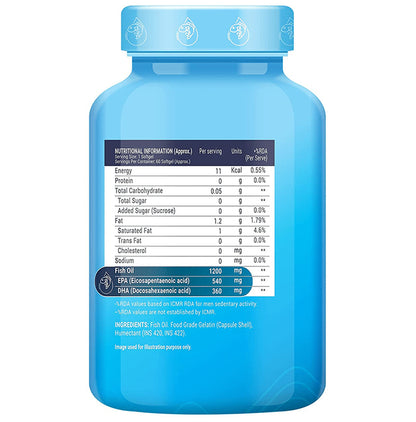 Nroute Omega-3 Fish Oil Soft Gelatin Capsule
