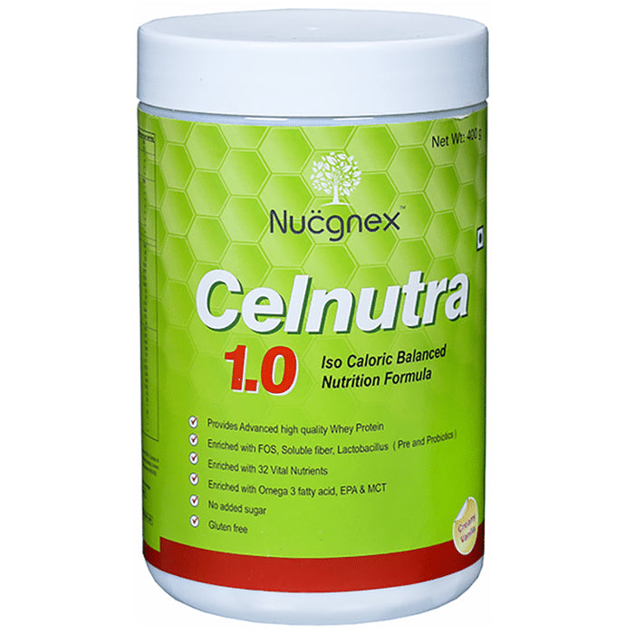 Buy Nucgnex Celnutra 1.0 Whey Protein with Omega 3, Pre & Probiotics ...