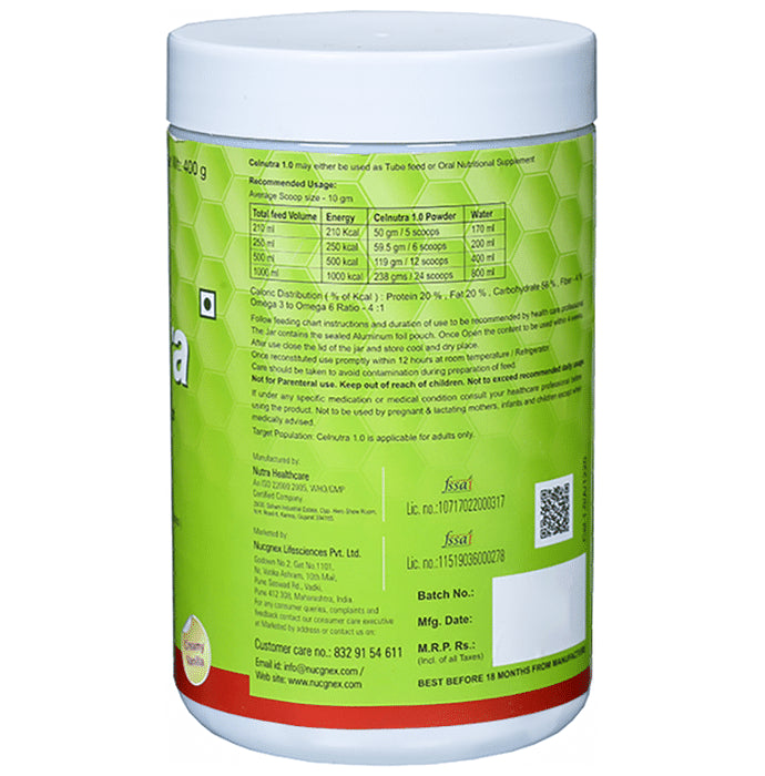 Buy Nucgnex Celnutra 1.0 Whey Protein with Omega 3, Pre & Probiotics ...