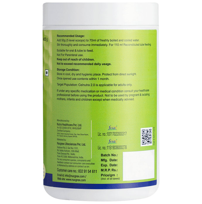 Buy Nucgnex Celnutra 2.0 Whey Protein with Omega 3, Glutamine, Pre ...