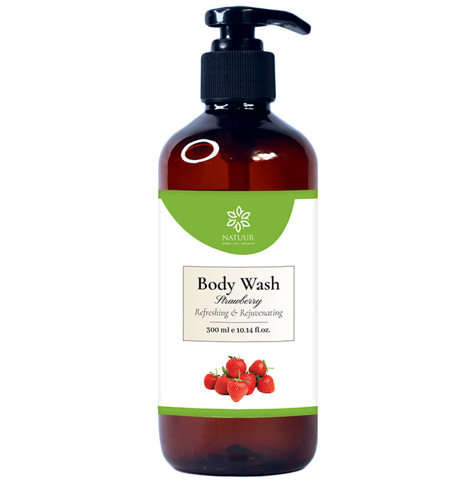 Natuur Refreshing & Rejuvenating Body Wash Strawberry - Classic Derma