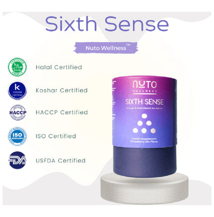 Nuto Wellness Sixth Sense Gummies Strawberry Mix