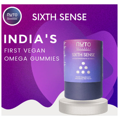 Nuto Wellness Sixth Sense Gummies Strawberry Mix