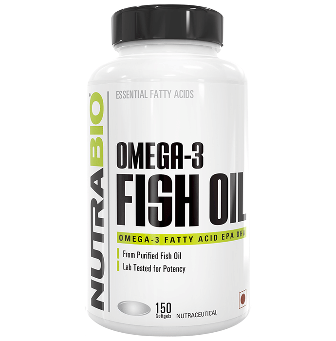 Nutra Bio Omega- 3 Fish Oil Soft Gel - Classic Derma