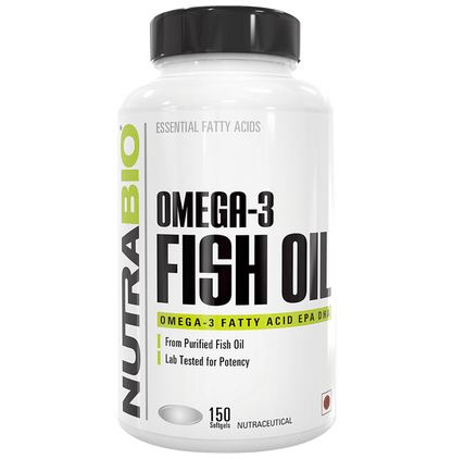 Nutra Bio Omega- 3 Fish Oil Soft Gel - Classic Derma