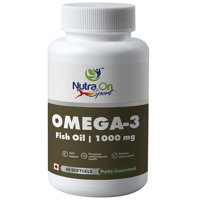 Nutra On Sport Omega 3 Fish Oil Softgel - Classic Derma