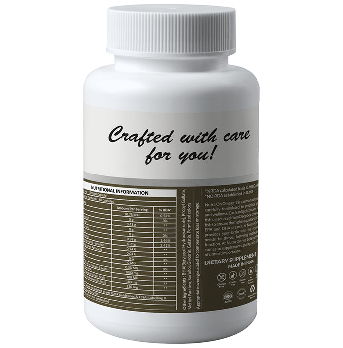 Nutra On Sport Omega 3 Fish Oil Softgel