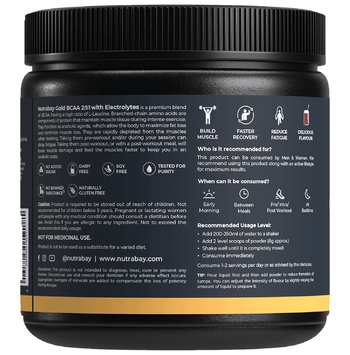 Nutrabay Gold 2:1:1 BCAA Cola
