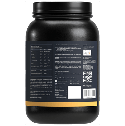 Nutrabay Gold Isolate Whey Protein for Muscles, Recovery, Digestion & Immunity | No Added Sugar | Flavour Rich Chocolate Creme