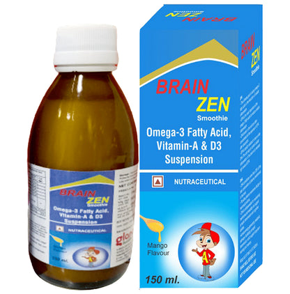 Glance Healthcare Brain Zen Syrup Mango - Classic Derma