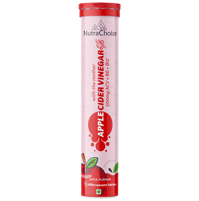 NutraChoice Apple Cider Vinegar Effervescent Tablet with the Mother (15 Each) - Classic Derma