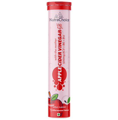NutraChoice Apple Cider Vinegar Effervescent Tablet with the Mother (15 Each) - Classic Derma