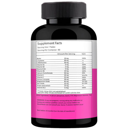 Nutracology Hair Boon for Healthy Hair, Skin & Nails | Tablet