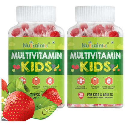 Nutrainix Multivitamin Kids for Kids & Adults Gummy (30 Each) - Classic Derma