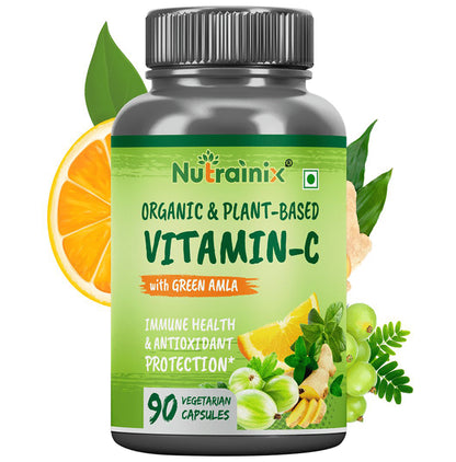 Nutrainix Organic & Plant-Based Vitamin-C Vegetarian Capsule - Classic Derma