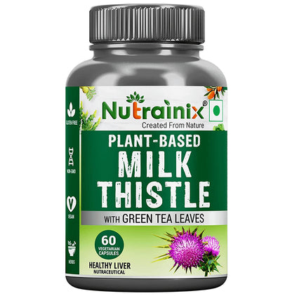 Nutrainix Plant-Based Milk Thistle Vegetarian Capsule - Classic Derma