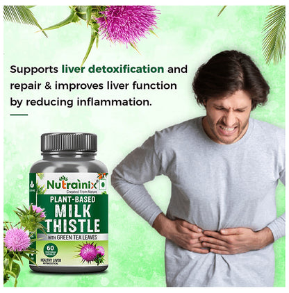 Nutrainix Plant-Based Milk Thistle Vegetarian Capsule