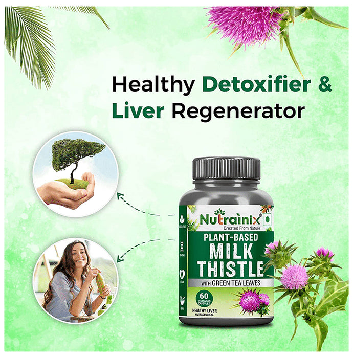 Nutrainix Plant-Based Milk Thistle Vegetarian Capsule