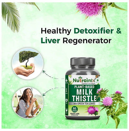 Nutrainix Plant-Based Milk Thistle Vegetarian Capsule