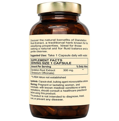 Nutraliebe Dandelion Root Extract 300mg Capsule