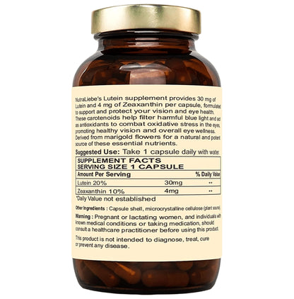 Nutraliebe Lutein with Zeaxanthin 34mg Capsule
