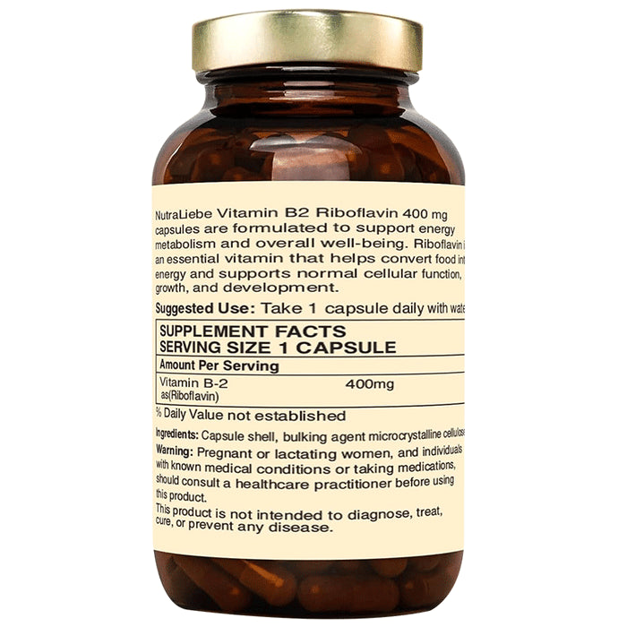 Nutraliebe Vitamin B2 Riboflavin Capsule