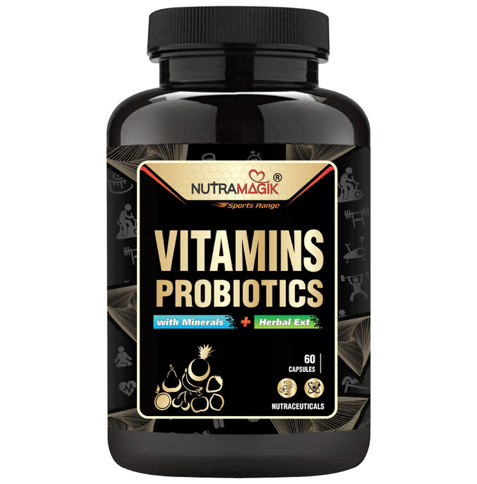 Nutramagik Vitamins Probiotics with Minerals + Herbal Extract Capsule - Classic Derma