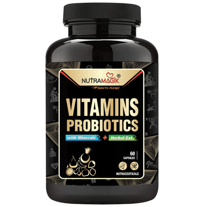 Nutramagik Vitamins Probiotics with Minerals + Herbal Extract Capsule - Classic Derma