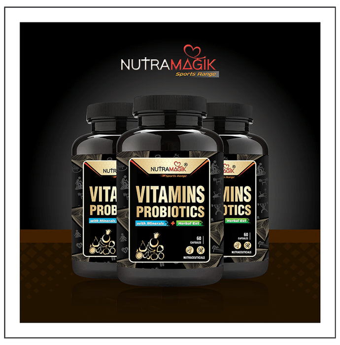 Nutramagik Vitamins Probiotics with Minerals + Herbal Extract Capsule
