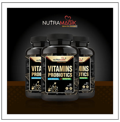 Nutramagik Vitamins Probiotics with Minerals + Herbal Extract Capsule