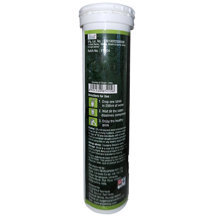 AncientHeal Super Food Green Tablet Orange