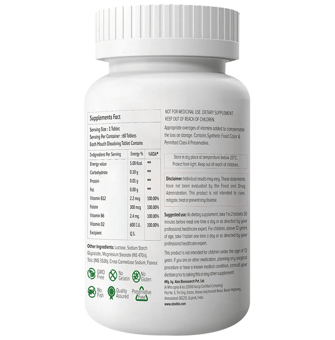 Nutranext Vitamin B12 Plus Tablet MD Strawberry