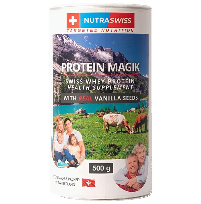 Nutraswiss Whey Protein Magik for Muscle Building & Fat Loss | Powder - Classic Derma