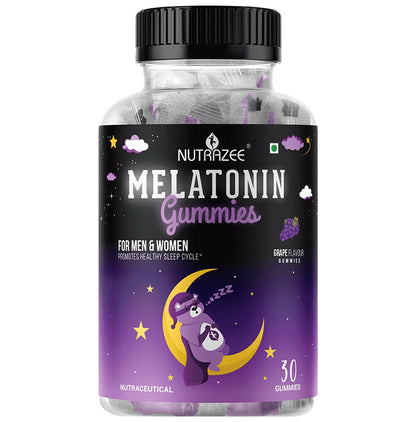 Nutrazee Melatonin Sleep Gummies for Men & Women Gummy - Classic Derma