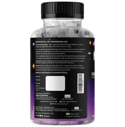 Nutrazee Melatonin Sleep Gummies for Men & Women Gummy