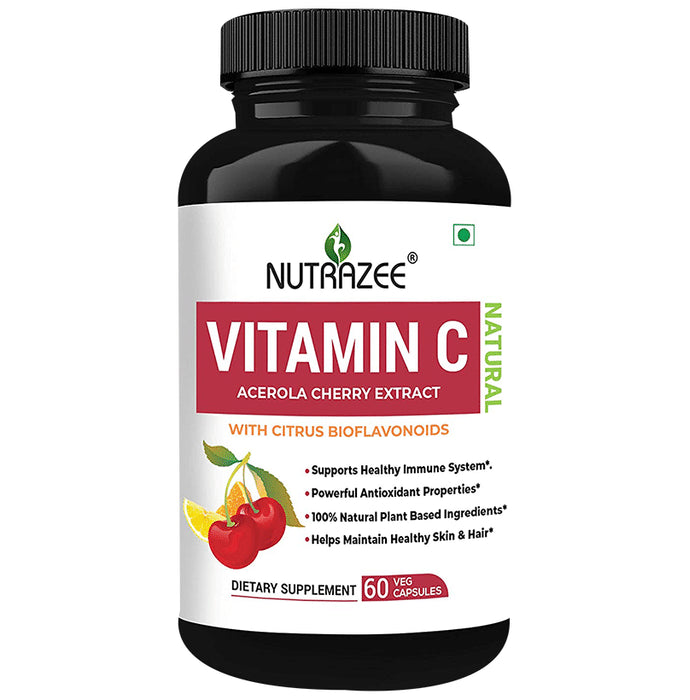 Nutrazee Natural Vitamin C Veg Capsule - Classic Derma
