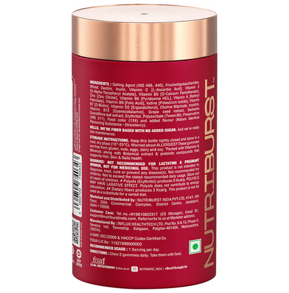 Nutriburst Hair, Skin & Nails Gummies Strawberry