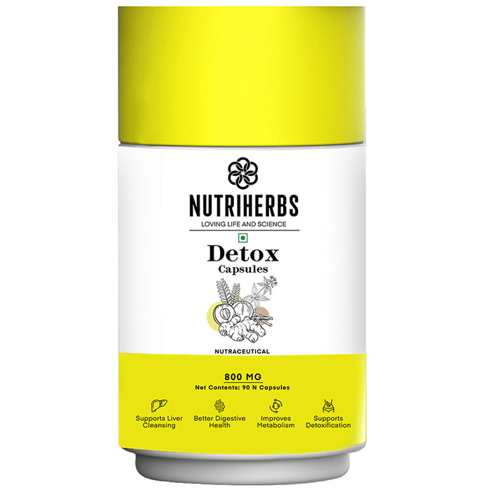 Nutriherbs Detox 800mg Capsule - Classic Derma